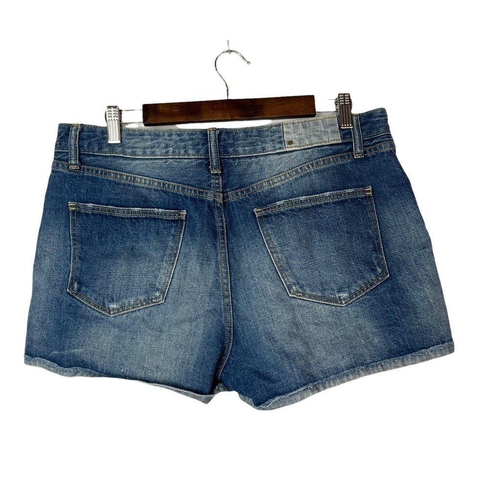 Zara TRF Vintage Collection Button Fly Denim Shorts 8 - Picture 2 of 4